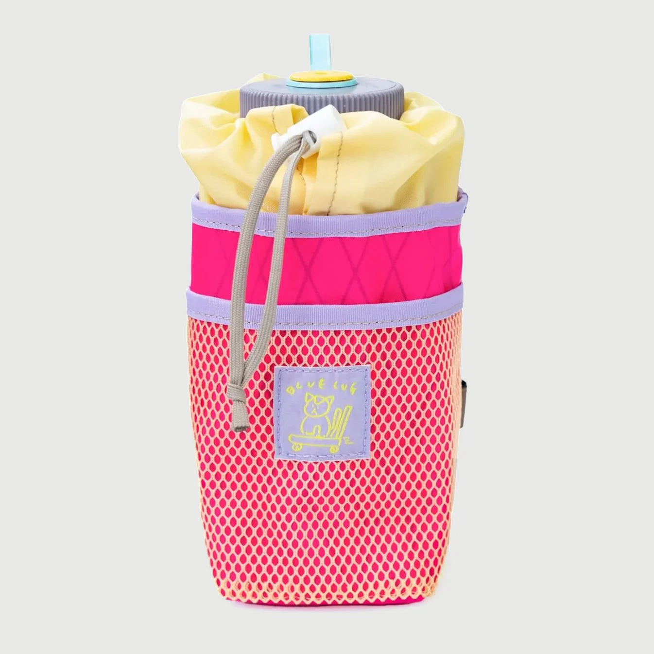 Blue Lug Mesh Stem Pouch