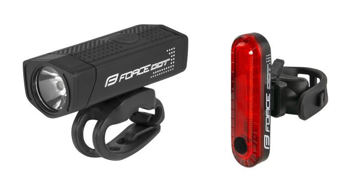 Force 300 lumen lygtesæt USB opladelig