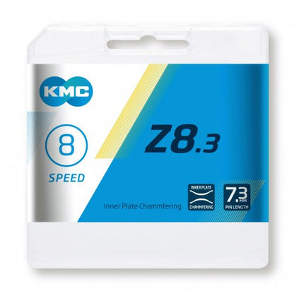 Kæde KMC Z8 til tokyobike 7 og 8 speed cykler (grå)