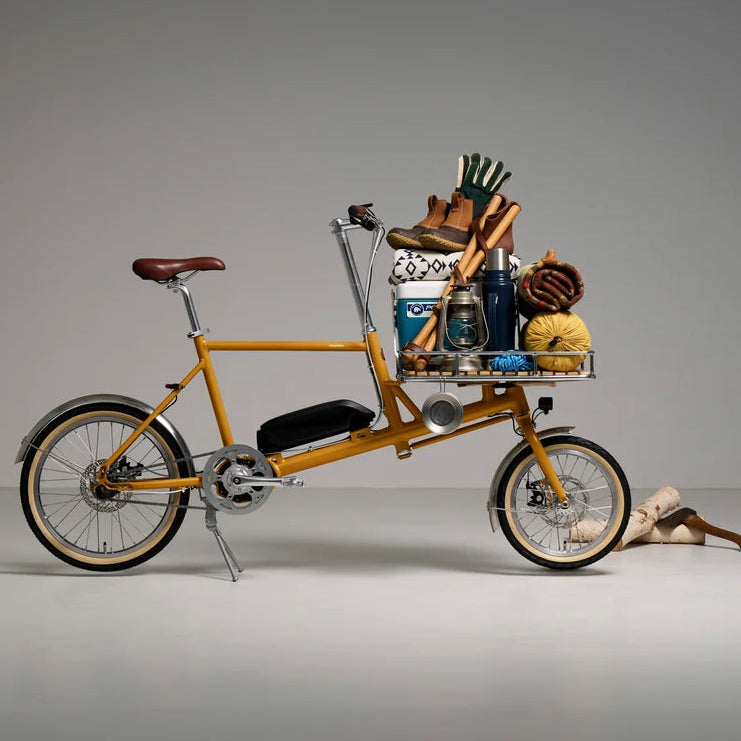 tokyobike porter ladcykel cargobike danmark yellow